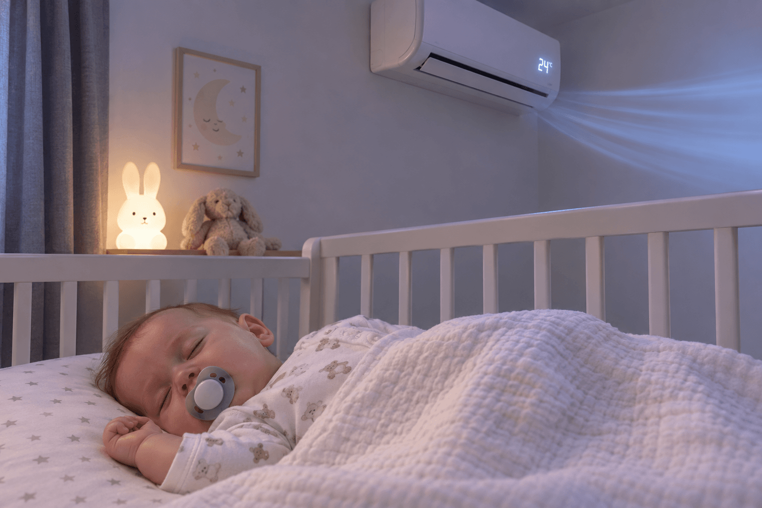 Climatisation et bébé : peut-on l’utiliser sans danger ?