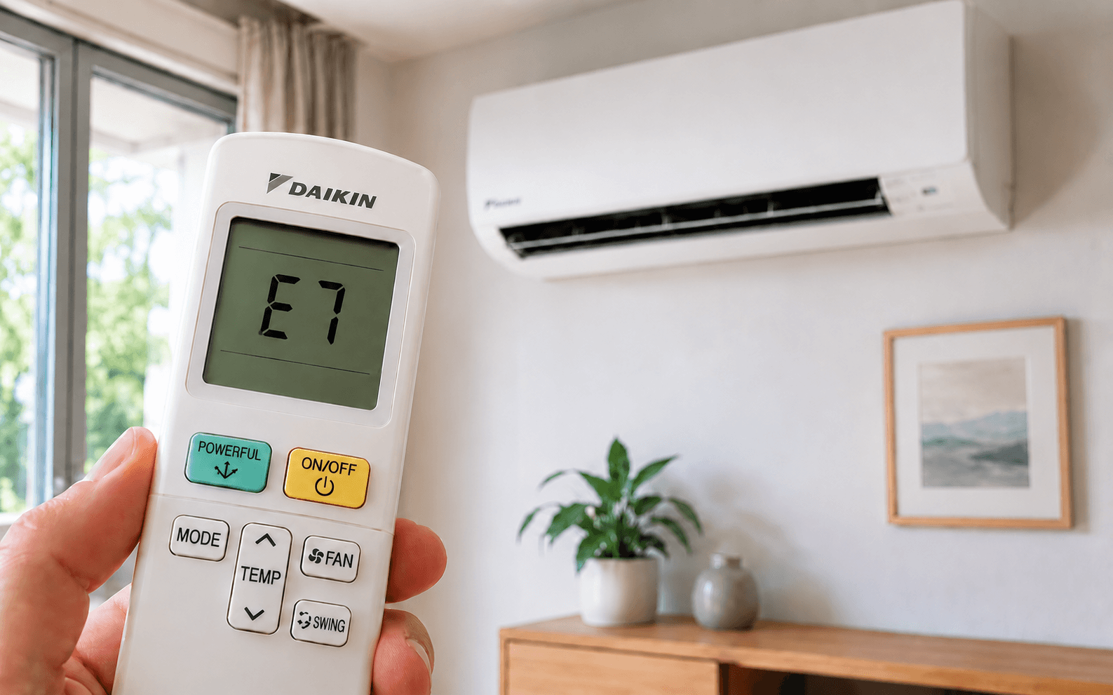 Défaut E7 Daikin : comprendre et corriger le problème