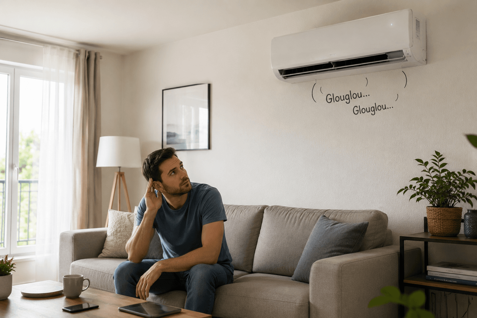 Climatisation qui fait un bruit de glouglou
