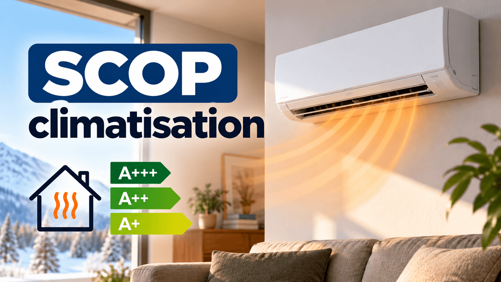 Qu'est-ce que le SCOP d'une climatisation ?