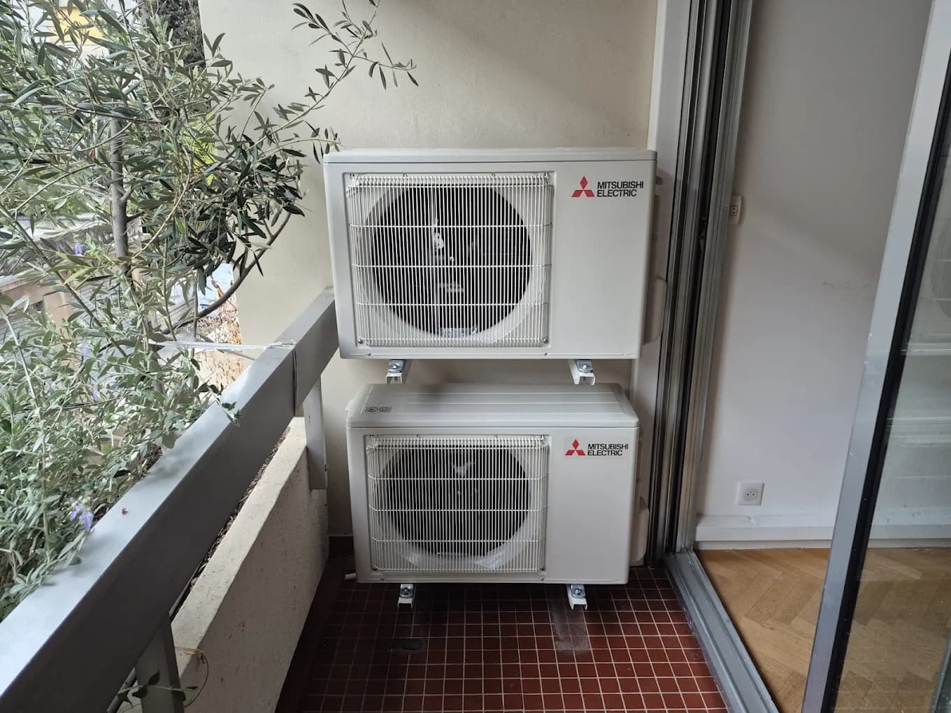 Installation de deux monosplit Mitsubishi à La Ciotat