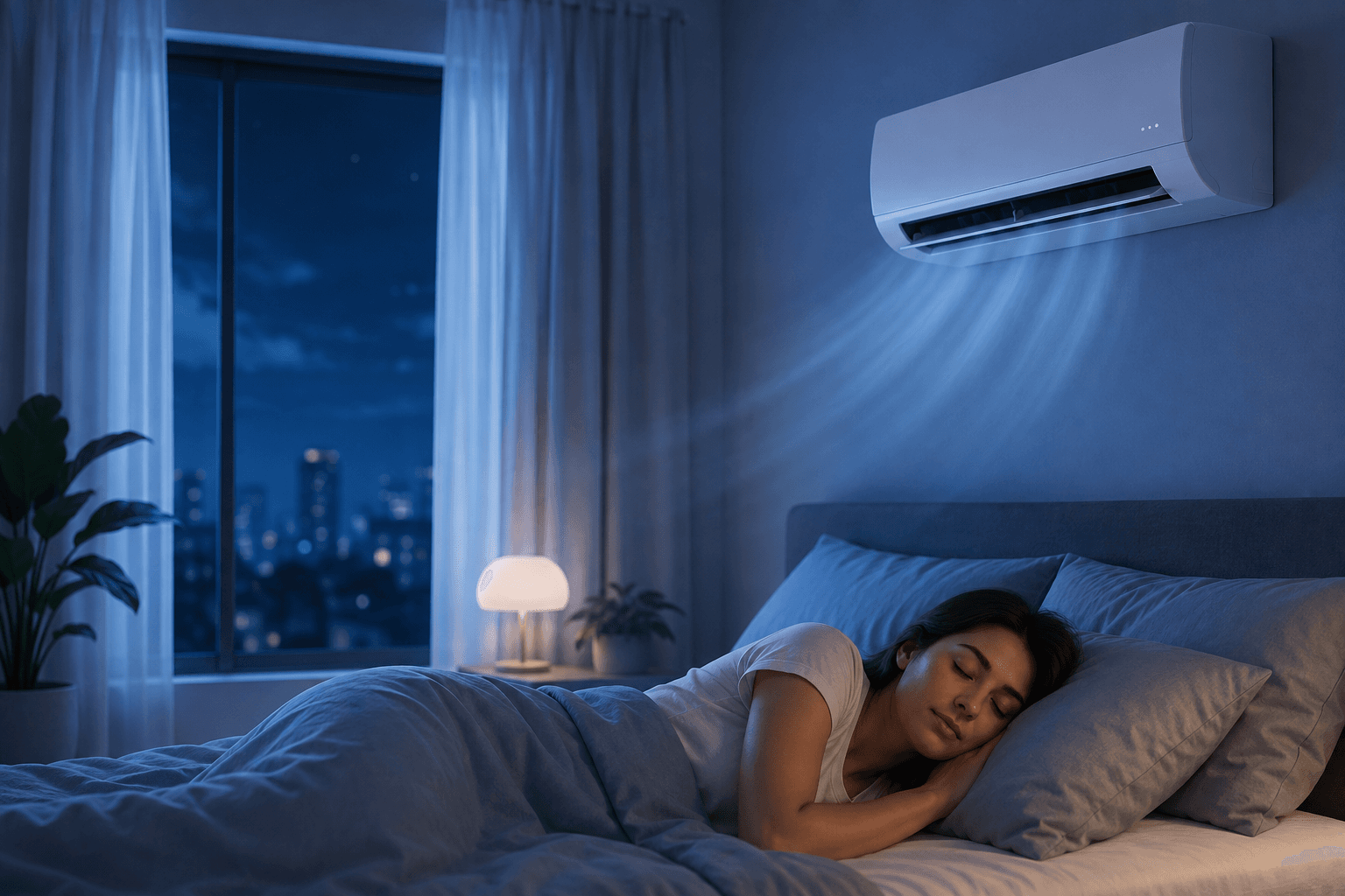 Dormir avec la clim : quelle température choisir pour bien dormir ?