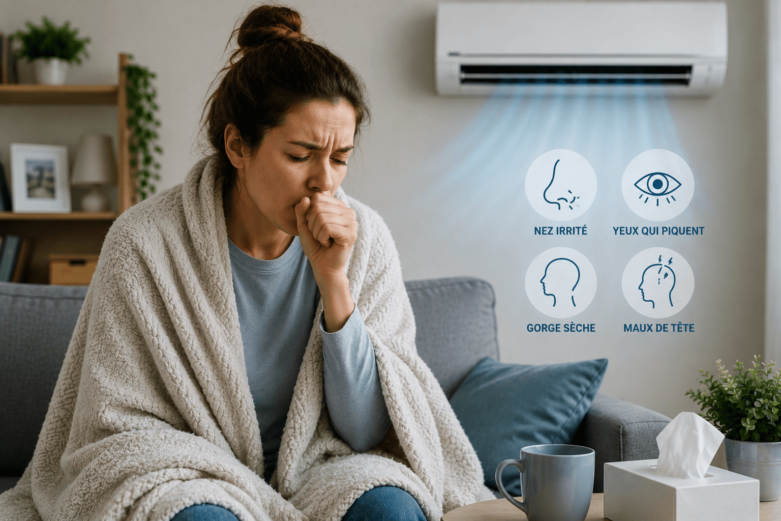 Malade à cause de la clim : quels symptômes et que faire ?