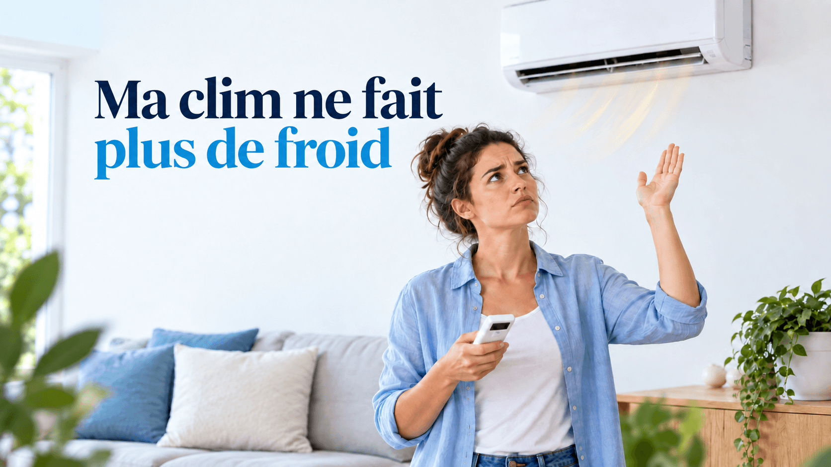 Ma clim ne fait plus de froid : pourquoi et comment la réparer ?
