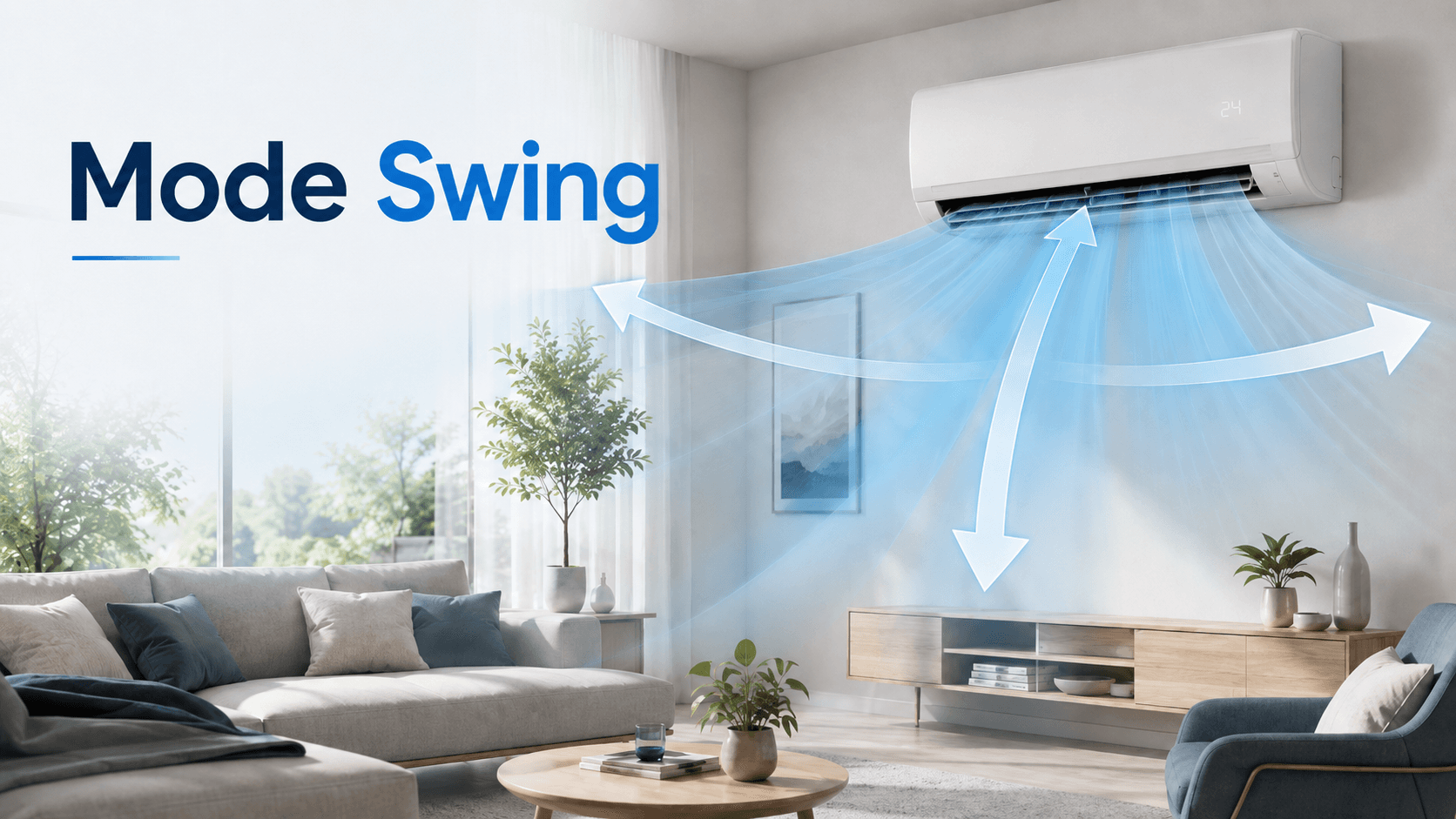 Mode Swing : le mode balayage de votre climatisation